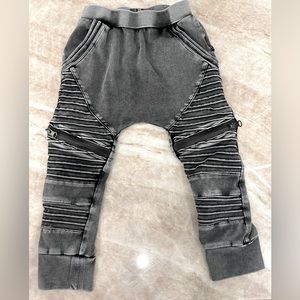 Posh Kiddos Jogger Moto Pants size 2T toddler